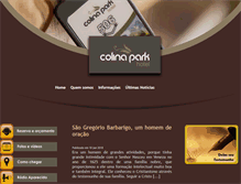 Tablet Screenshot of hotelcolinapark.com.br